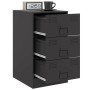 Nightstands 2 units black steel 34.5x39x62 cm by vidaXL, Nightstands - Ref: Foro24-841776, Price: 174,83 €, Discount: %