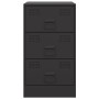 Nightstands 2 units black steel 34.5x39x62 cm by vidaXL, Nightstands - Ref: Foro24-841776, Price: 174,83 €, Discount: %