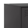 Nightstands 2 units black steel 34.5x39x62 cm by vidaXL, Nightstands - Ref: Foro24-841776, Price: 174,83 €, Discount: %