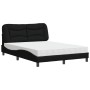 Bed with black fabric mattress 120x200 cm by vidaXL, Beds and slatted bases - Ref: Foro24-3208522, Price: 397,47 €, Discount: %