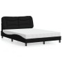 Bed with black fabric mattress 140x190 cm by vidaXL, Beds and slatted bases - Ref: Foro24-3208529, Price: 396,53 €, Discount: %