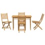 5-piece bamboo garden dining set by vidaXL, Garden sets - Ref: Foro24-3278520, Price: 388,99 €, Discount: %