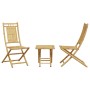 3-piece bamboo garden table and chairs set by vidaXL, Garden sets - Ref: Foro24-3278522, Price: 193,66 €, Discount: %