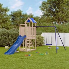 Outdoor playground made of solid pine wood by vidaXL, Swings and play structures - Ref: Foro24-3278974, Price: 395,71 €, Disc...