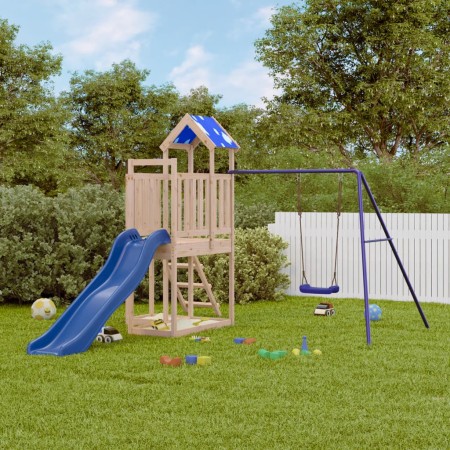 Outdoor-Spielplatz aus massivem Kiefernholz von vidaXL, Schaukeln und Spielgeräte - Ref: Foro24-3278974, Preis: 395,71 €, Rab...