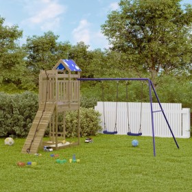 Spielplatz im Freien aus imprägniertem Kiefernholz von vidaXL, Schaukeln und Spielgeräte - Ref: Foro24-3278997, Preis: 484,99...