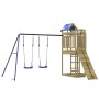 Spielplatz im Freien aus imprägniertem Kiefernholz von vidaXL, Schaukeln und Spielgeräte - Ref: Foro24-3278997, Preis: 486,42...