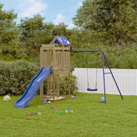 Spielplatz im Freien aus imprägniertem Kiefernholz von vidaXL, Schaukeln und Spielgeräte - Ref: Foro24-3279000, Preis: 461,99...