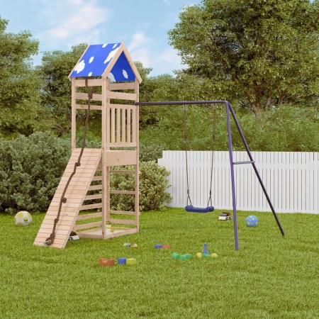 Outdoor playground made of solid pine wood by vidaXL, Swings and play structures - Ref: Foro24-3279049, Price: 342,99 €, Disc...