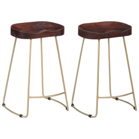 Gavin kitchen stools, 2 units, solid mango wood. by vidaXL, Kitchen stools - Ref: Foro24-247833, Price: 91,23 €, Discount: %