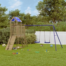 Spielplatz im Freien aus imprägniertem Kiefernholz von vidaXL, Schaukeln und Spielgeräte - Ref: Foro24-3279075, Preis: 347,98...