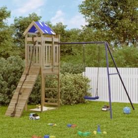 Spielplatz im Freien aus imprägniertem Kiefernholz von vidaXL, Schaukeln und Spielgeräte - Ref: Foro24-3279096, Preis: 352,34...