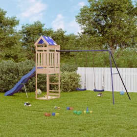 Outdoor-Spielplatz aus massivem Kiefernholz von vidaXL, Schaukeln und Spielgeräte - Ref: Foro24-3279124, Preis: 357,99 €, Rab...