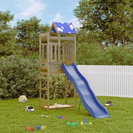 Spielplatz im Freien aus imprägniertem Kiefernholz von vidaXL, Schaukeln und Spielgeräte - Ref: Foro24-3279111, Preis: 262,00...