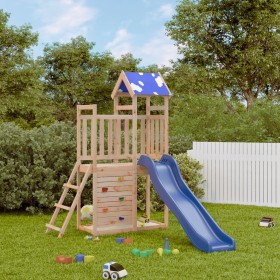 Outdoor playground made of solid pine wood by vidaXL, Swings and play structures - Ref: Foro24-3279130, Price: 296,50 €, Disc...