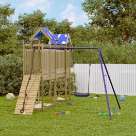 Spielplatz im Freien aus imprägniertem Kiefernholz von vidaXL, Schaukeln und Spielgeräte - Ref: Foro24-3279234, Preis: 529,99...