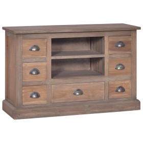 Aparador de madera maciza de teca 90x30x58 cm de vidaXL, Aparadores - Ref: Foro24-288291, Precio: 253,99 €, Descuento: %