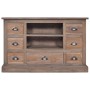 Aparador de madera maciza de teca 90x30x58 cm de vidaXL, Aparadores - Ref: Foro24-288291, Precio: 253,75 €, Descuento: %