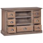 Aparador de madera maciza de teca 90x30x58 cm de vidaXL, Aparadores - Ref: Foro24-288291, Precio: 253,75 €, Descuento: %