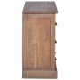 Aparador de madera maciza de teca 90x30x58 cm de vidaXL, Aparadores - Ref: Foro24-288291, Precio: 253,75 €, Descuento: %