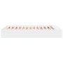 Estructura de cama madera de ingeniería blanca 140x190 cm de vidaXL, Camas y somieres - Ref: Foro24-3280580, Precio: 149,02 €...