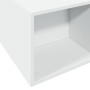 Estructura de cama madera de ingeniería blanca 140x190 cm de vidaXL, Camas y somieres - Ref: Foro24-3280580, Precio: 149,02 €...