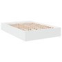 Estructura de cama madera de ingeniería blanca 120x190 cm de vidaXL, Camas y somieres - Ref: Foro24-3280594, Precio: 142,24 €...