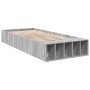 Sonoma-grauer Holzwerkstoff-Bettrahmen 100 x 200 cm von vidaXL, Betten und Lattenroste - Ref: Foro24-3280606, Preis: 119,99 €...