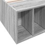 Sonoma gray engineered wood bed frame 100x200 cm by vidaXL, Beds and slatted bases - Ref: Foro24-3280606, Price: 119,99 €, Di...