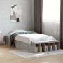 Estructura de cama madera de ingeniería gris hormigón 75x190 cm de vidaXL, Camas y somieres - Ref: Foro24-3280625, Precio: 10...