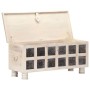 Solid acacia wood storage box 110x40x45 cm white by vidaXL, Storage trunks - Ref: Foro24-247670, Price: 242,71 €, Discount: %