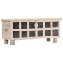 Solid acacia wood storage box 110x40x45 cm white by vidaXL, Storage trunks - Ref: Foro24-247670, Price: 242,71 €, Discount: %