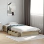 Cama con cajones madera ingeniería roble Sonoma 90x190 cm de vidaXL, Camas y somieres - Ref: Foro24-3280708, Precio: 140,90 €...