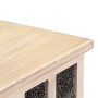 Caja de almacenaje madera maciza de acacia 110x40x45 cm blanco de vidaXL, Baúles de almacenamiento - Ref: Foro24-247670, Prec...