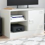 Mueble para TV de acero blanco 67x39x44 cm de vidaXL, Muebles TV - Ref: Foro24-841701, Precio: 80,57 €, Descuento: %