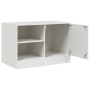 Mueble para TV de acero blanco 67x39x44 cm de vidaXL, Muebles TV - Ref: Foro24-841701, Precio: 80,57 €, Descuento: %