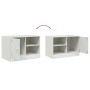 Mueble para TV de acero blanco 67x39x44 cm de vidaXL, Muebles TV - Ref: Foro24-841701, Precio: 80,57 €, Descuento: %