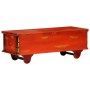 Solid acacia wood storage box 110x40x40 cm red by vidaXL, Storage trunks - Ref: Foro24-247669, Price: 263,38 €, Discount: %