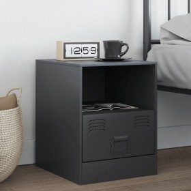 Anthracite gray steel nightstand 34.5x39x44 cm by vidaXL, Nightstands - Ref: Foro24-841755, Price: 64,99 €, Discount: %