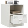 Mesitas de noche 2 unidades acero blanco 34,5x39x44 cm de vidaXL, Mesitas de noche - Ref: Foro24-841762, Precio: 106,99 €, De...