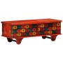 Solid acacia wood storage box 110x40x40 cm red by vidaXL, Storage trunks - Ref: Foro24-247669, Price: 263,38 €, Discount: %