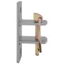 Wall hooks for cubes 3 pcs silver and brown steel by vidaXL, Horse feed - Ref: Foro24-172473, Price: 13,99 €, Discount: %