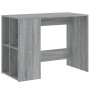 Schreibtisch aus Holzwerkstoff in Sonoma-Grau, 102 x 50 x 75 cm von vidaXL, Schreibtische - Ref: Foro24-840546, Preis: 91,81 ...