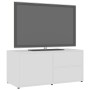 White plywood TV cabinet 80x34x36 cm by vidaXL, TV Furniture - Ref: Foro24-801850, Price: 54,89 €, Discount: %