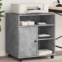 Printer stand with wheels concrete gray 60x50x67 cm by vidaXL, Printer supports - Ref: Foro24-840628, Price: 88,39 €, Discoun...