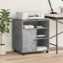 Printer stand with wheels concrete gray 60x50x67 cm by vidaXL, Printer supports - Ref: Foro24-840628, Price: 88,39 €, Discoun...