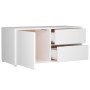 White plywood TV cabinet 80x34x36 cm by vidaXL, TV Furniture - Ref: Foro24-801850, Price: 54,89 €, Discount: %