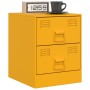 Yellow steel bedside table 34.5x39x44 cm by vidaXL, Nightstands - Ref: Foro24-841625, Price: 80,68 €, Discount: %