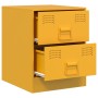 Yellow steel bedside table 34.5x39x44 cm by vidaXL, Nightstands - Ref: Foro24-841625, Price: 80,68 €, Discount: %