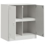 Aparador de acero blanco 67x39x73 cm de vidaXL, Aparadores - Ref: Foro24-841678, Precio: 123,03 €, Descuento: %